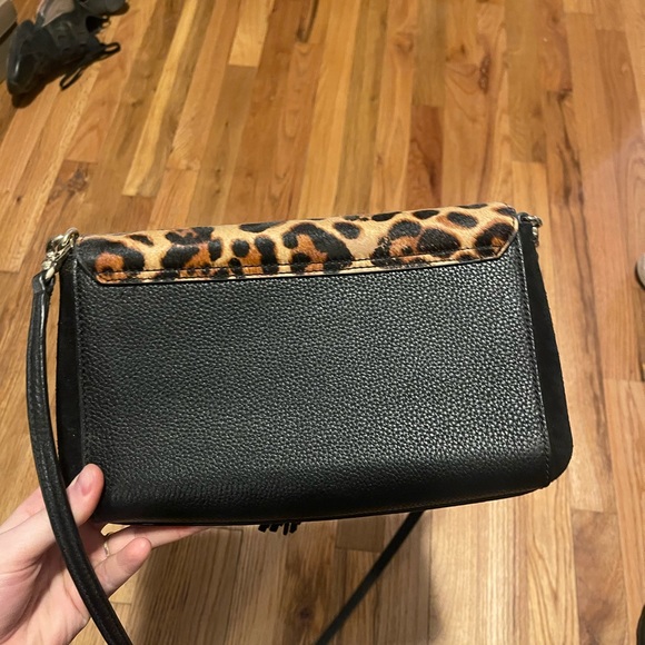 Kate Spade Ocelot/leopard Calf Hair Evening Clutch Tassel Purse - Picture 7 of 11